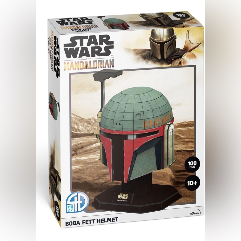 4D Cityscape Star Wars 3D Paper Model Kits (Mandalorian Boba Fett Helmet)